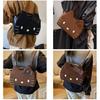 Hello Kitty Vintage Leopard Pattern Backpack With Pu Materialcompact Storage For Women