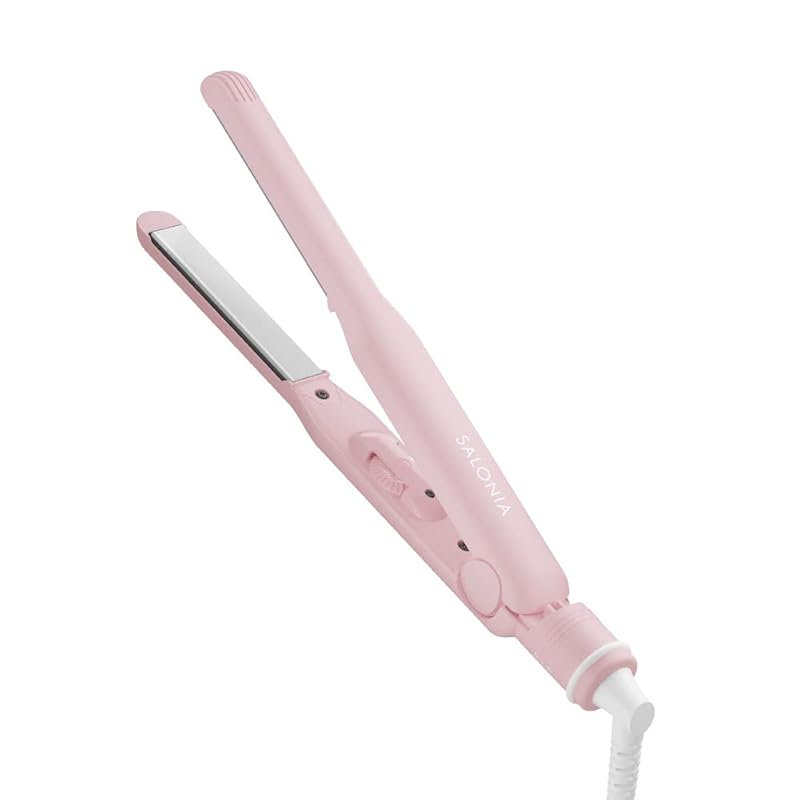 

[2023 Spring/Summer Limited] SALONIA Saronia | straight hair iron [Universe Rose] 15mm Trowel Overseas compatible Comes with heat resistant pouch