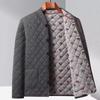 Men's Thickened Fleece-Lined Winter Jacket for Middle-Aged & Elderly: Warm Cotton Padded Coat