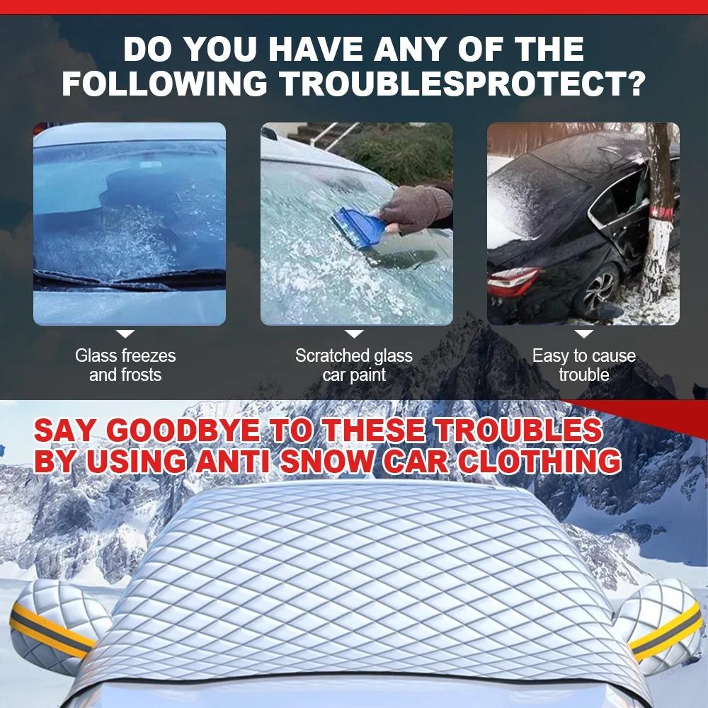 Xiaomi Winter Car Windshield Sunshade Car Snow Cover Magnetic Window Sun Shade Anti Snow Frost Ice Cover Visor Car Exterior Accessories