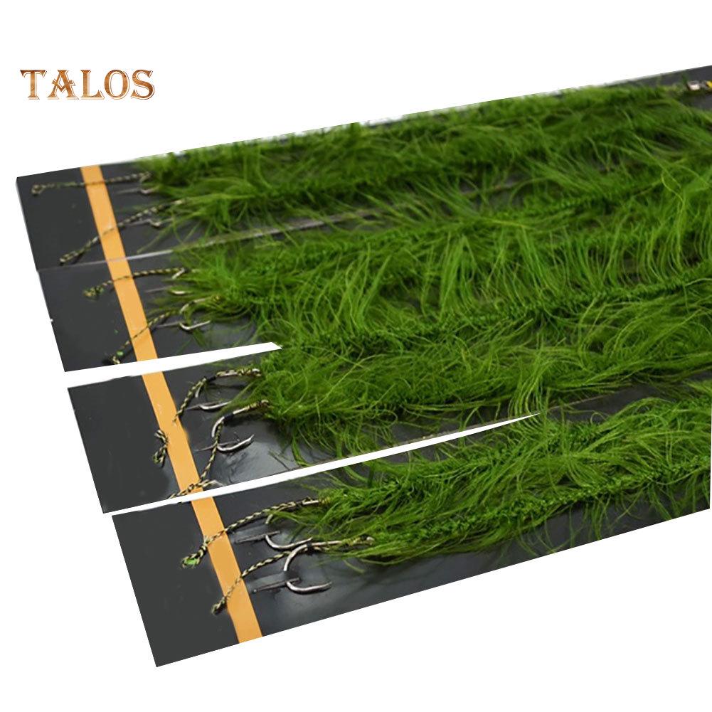 Details about &nbsp;HN PW_ 8Pcs 20cm Carp Fishing Hair Rigs Braided Thread Line Tackle Tool wit IC