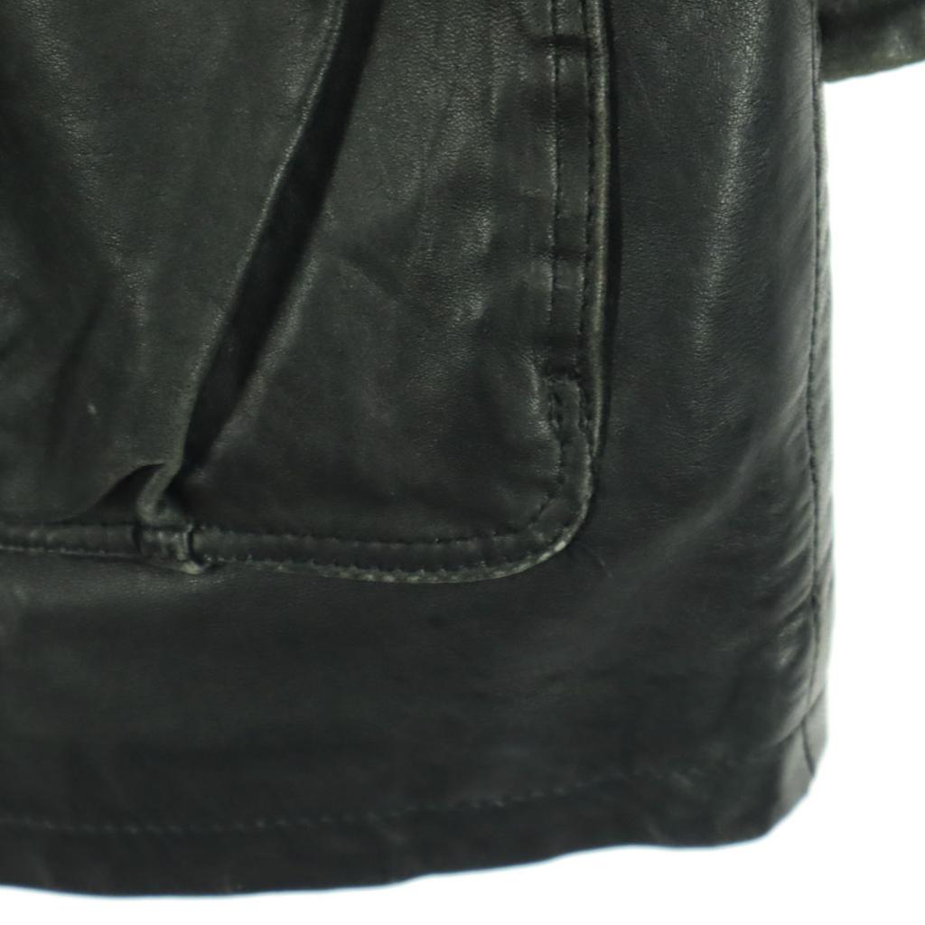 Long Sleeve Leather Coat LL Black Sheep Leather Men's Used