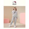 Hellokitty Girls' Sports Suit 2025 New Sports Casual Autumn Outfit for Older Children, Two-Piece Trendy Set for Autumn