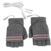 USB Heated Gloves Mitten Double Sided Warm Heating Laptop Gloves Heated Hands Warmer