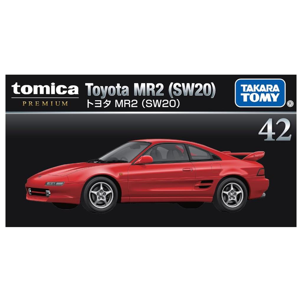 TAKARA TOMY Tomica Premium 42 Toyota MR2 Miniature Car Toy for Ages 6 and Up (SW20)