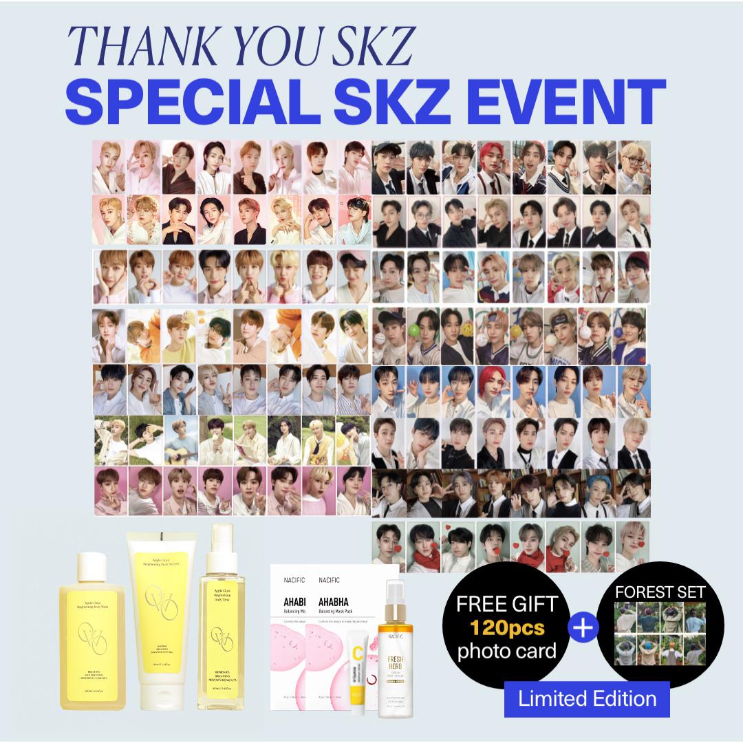 [NACIFIC] Set SKZ Vvip per la cura della pelle (120pcs)