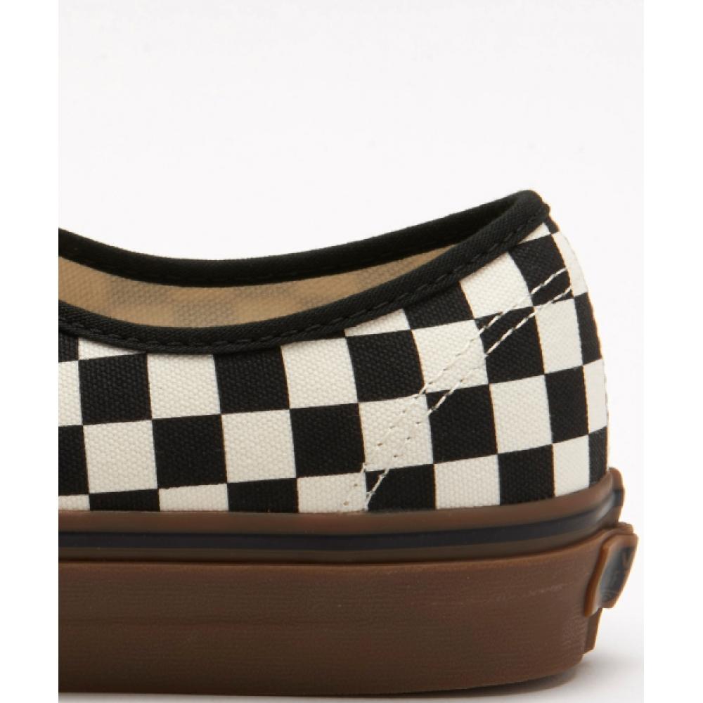 Vans Authentic    Checkerboard  Black  White  Gum Vn0004mkibb1