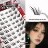 Ying Lier Natural Cluster Fox-Eye Eyelashes - Beginner-Friendly and Glue-Free