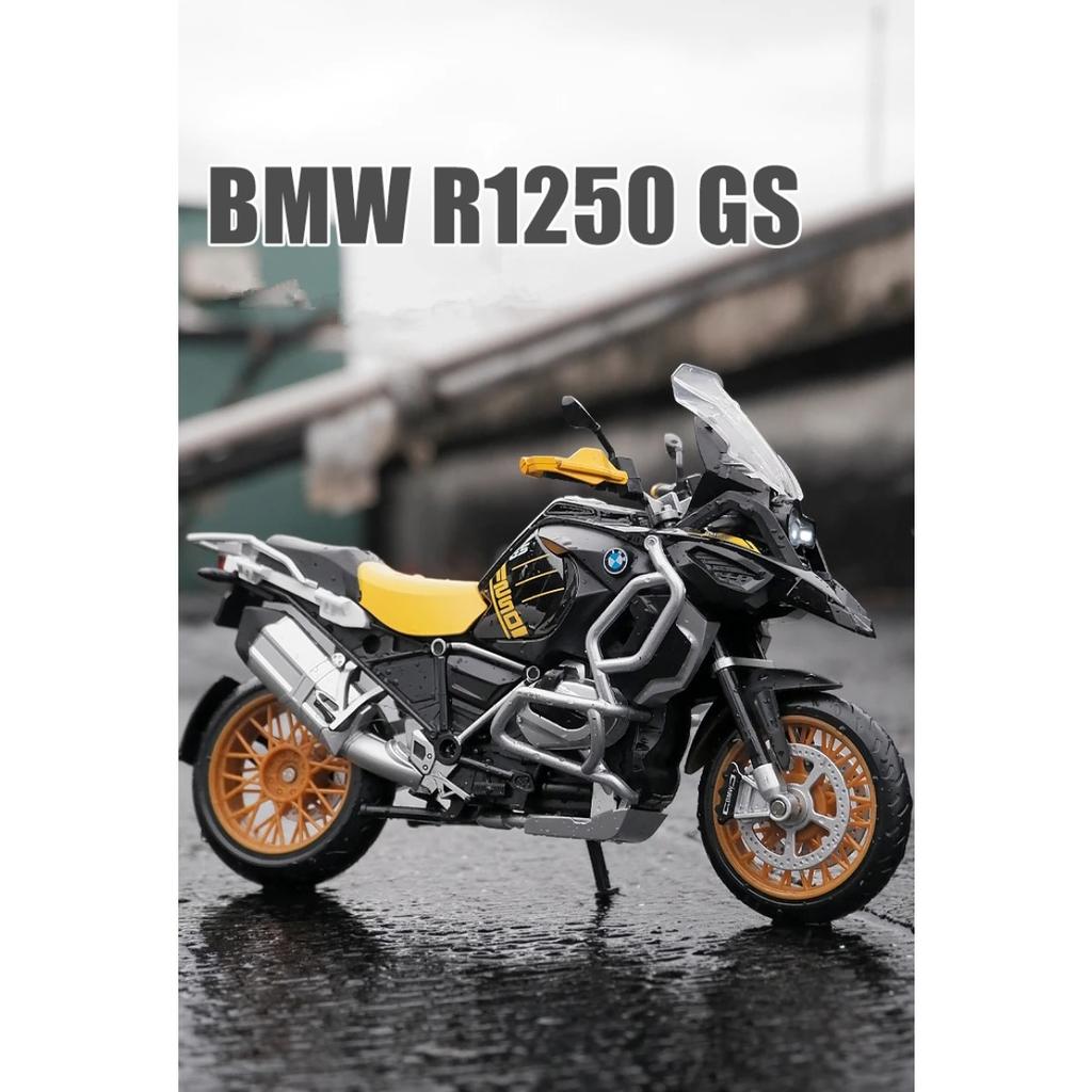 1/12 BMW R1250GS Alloy Racing Motorcycle Model Diecast Metal Toy Street Sports Motorcycle Model Simulation Collection Kids Gifts