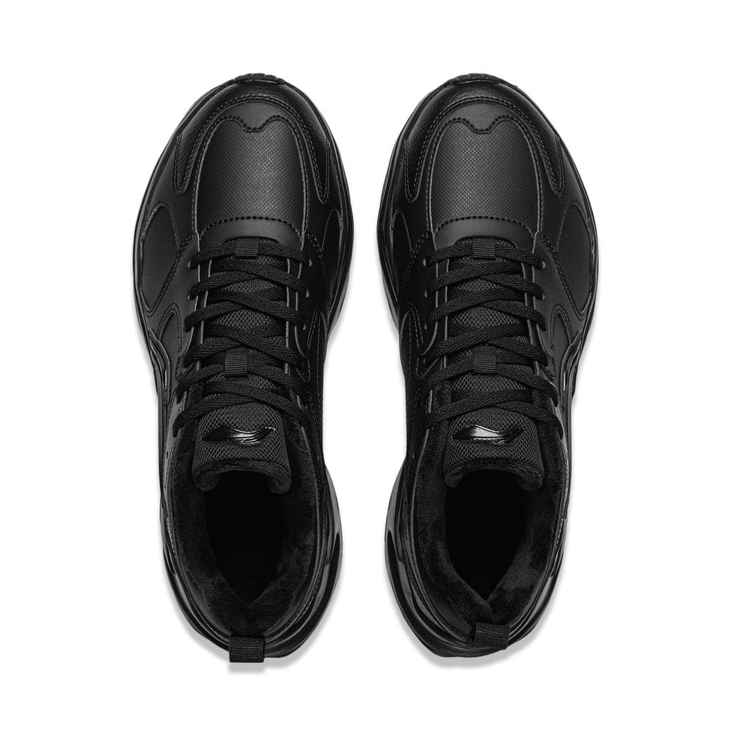 Li Ning Pulse Abrasion Resistant Height Increasing Thermal Low Top Chunky Sneakers Men's AGCV145-5
