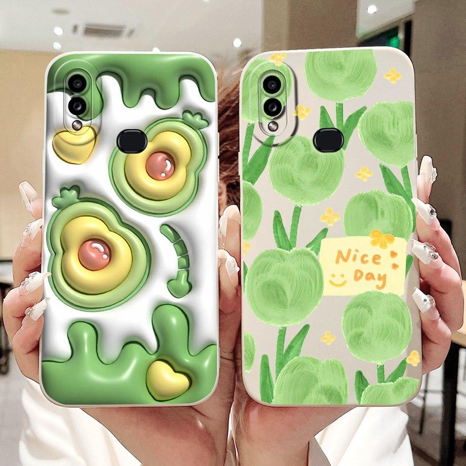 For Samsung Galaxy A10s Case SM-A107F Cover Creative Panda Cartoon Soft Silicone Phone Cases on Samsung A10 SM-A105F M01s Bumper