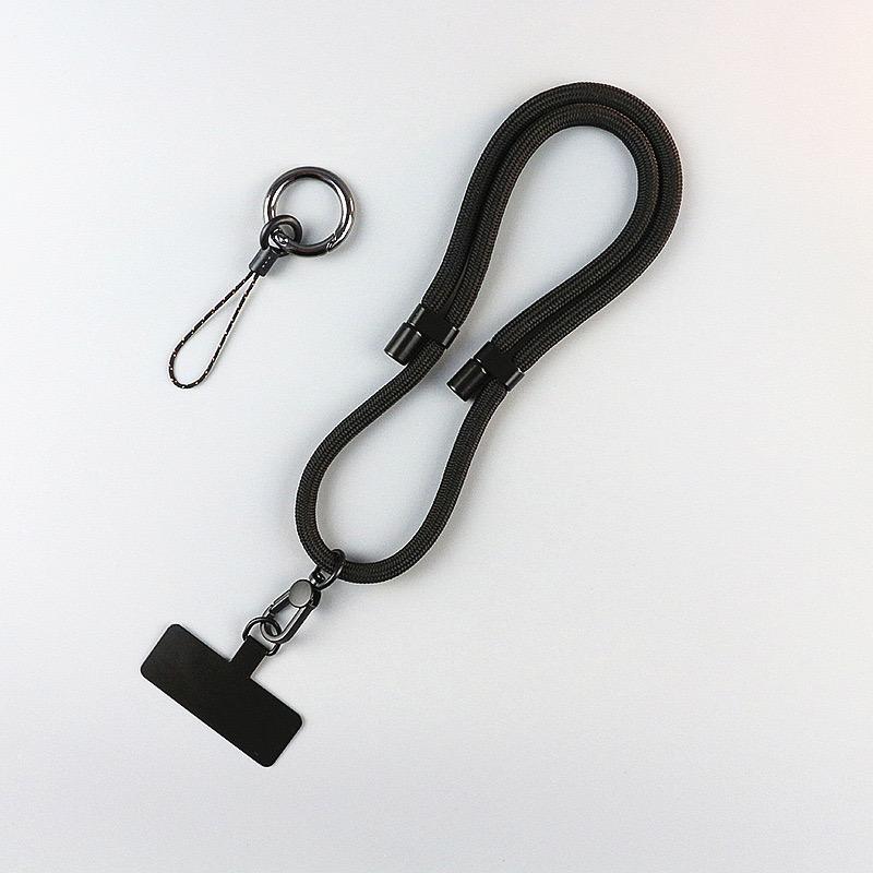 Luksusowy Metalowy Nylonowy Krótki Smycz Telefon Pasek Kluczy Wiszące Spodnie Akcesoria Stylowy Breloczek Przeciw Zagubieniu Pasek na Nadgarstek