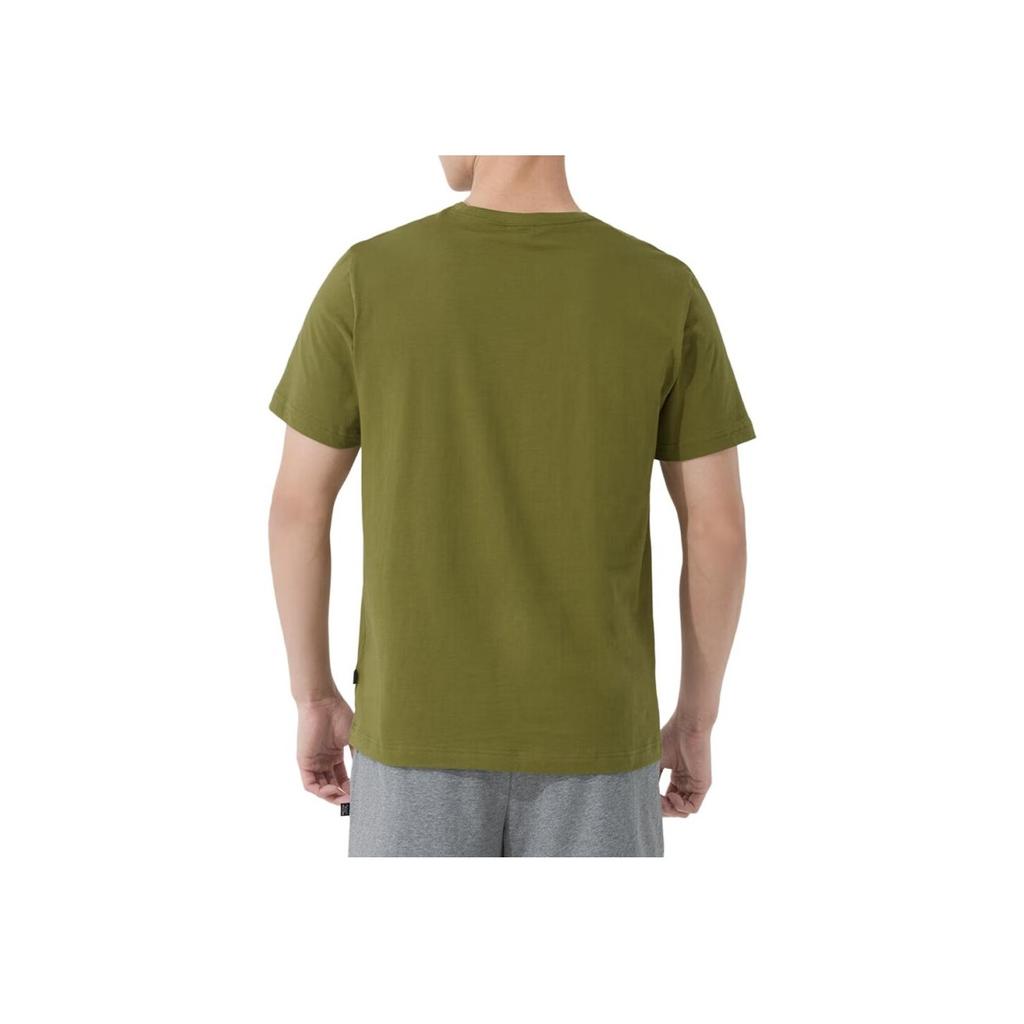 PUMA Comfortable Breathable Short Sleeve Round Neck T-Shirt Men tops Olive-Green 691340-33