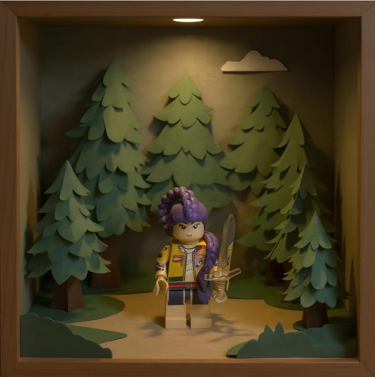 1-8PCS Kpop Demon Hunters Mini Action Figure Building Blocks Toy Peripherals Desk Decoration Collection Figures ToyChristmasGift