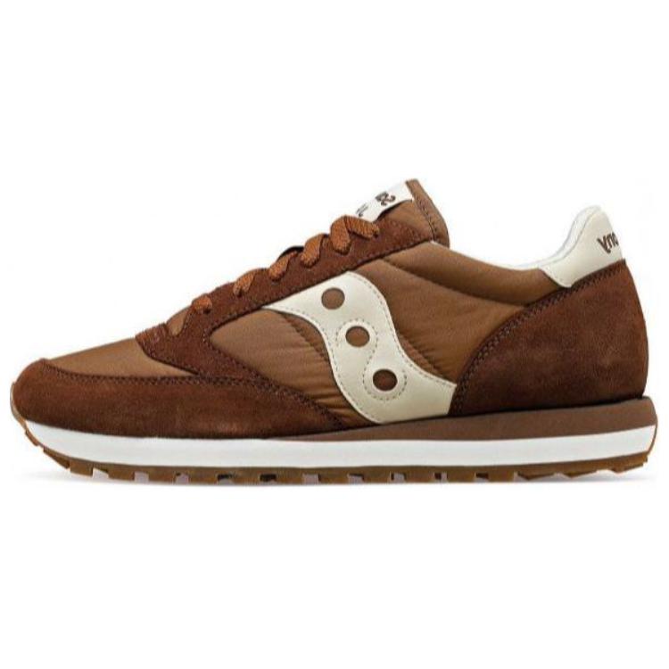 

SAUCONY Jazz Original Амортизация Прочные Низкие Кроссовки для Бега Мужские кроссовки Коричневые S20446-73 41