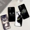 Black Cat Staring Eyes Case For Honor 400 200 Pro 50 70 90 X9a X9b X9c X9d X8b X8c Win Magic 8 Pro 5 6 7 Lite Cover