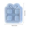 Present Box Silicone Mold Quicksand Epoxy Casting Molds Resin Shaker Mold DIY Pendant Keychain Jewelry Making Mold