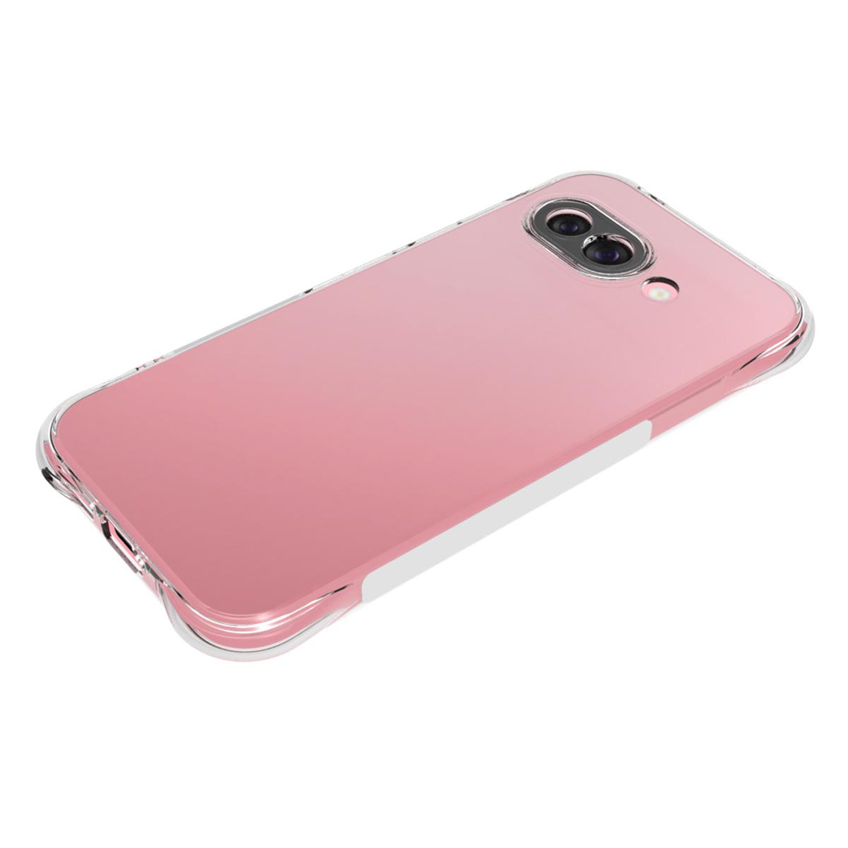 

For Google Pixel 9a TPU Phone Case Non-Slip Transparent Mobile Phone Cover Style A