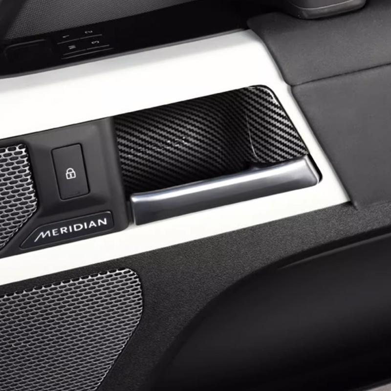 For Land Rover Defender 90 110 130 2020-2024 car styling ABS Car Inner Door Bowl Cover Trim Sticker Car Accessories YU0
