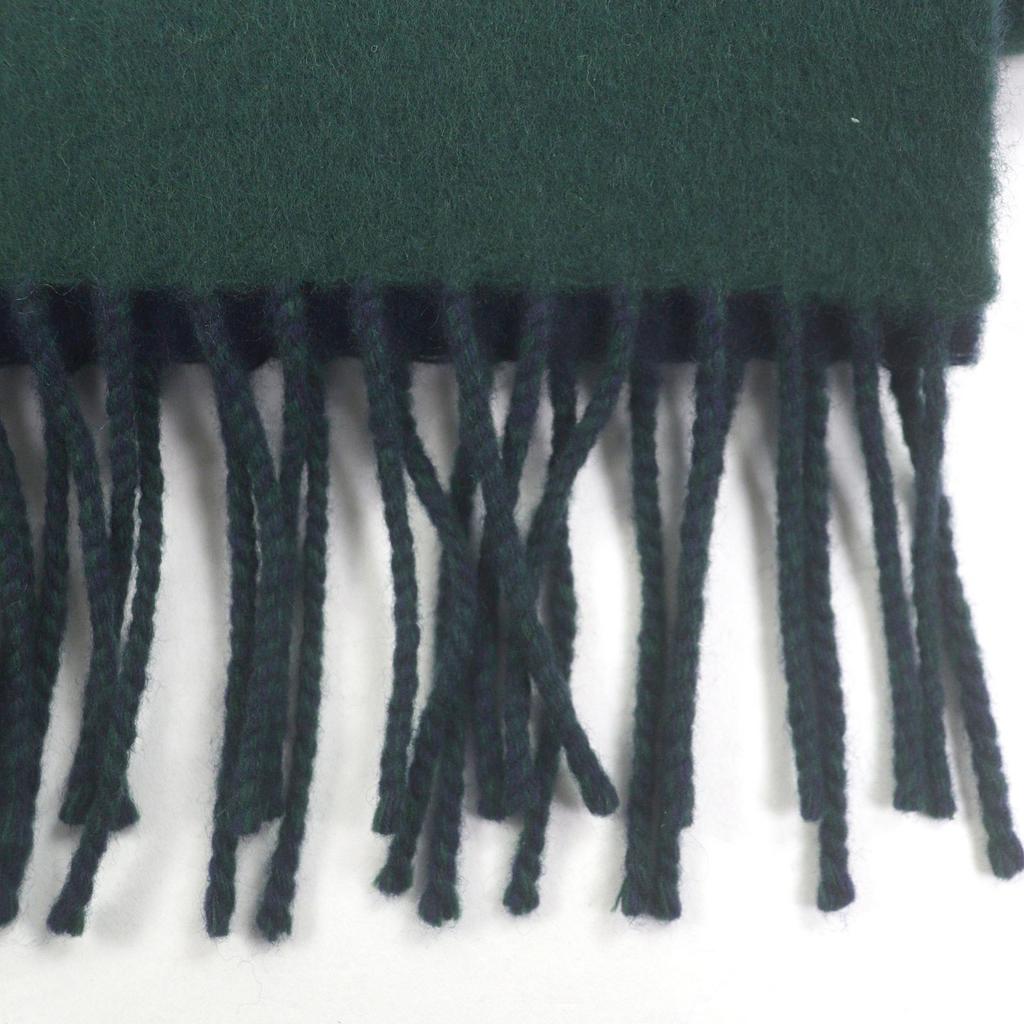 Excellent LOEWE Scarf Anagram logo embroidery Navy wool mens Used