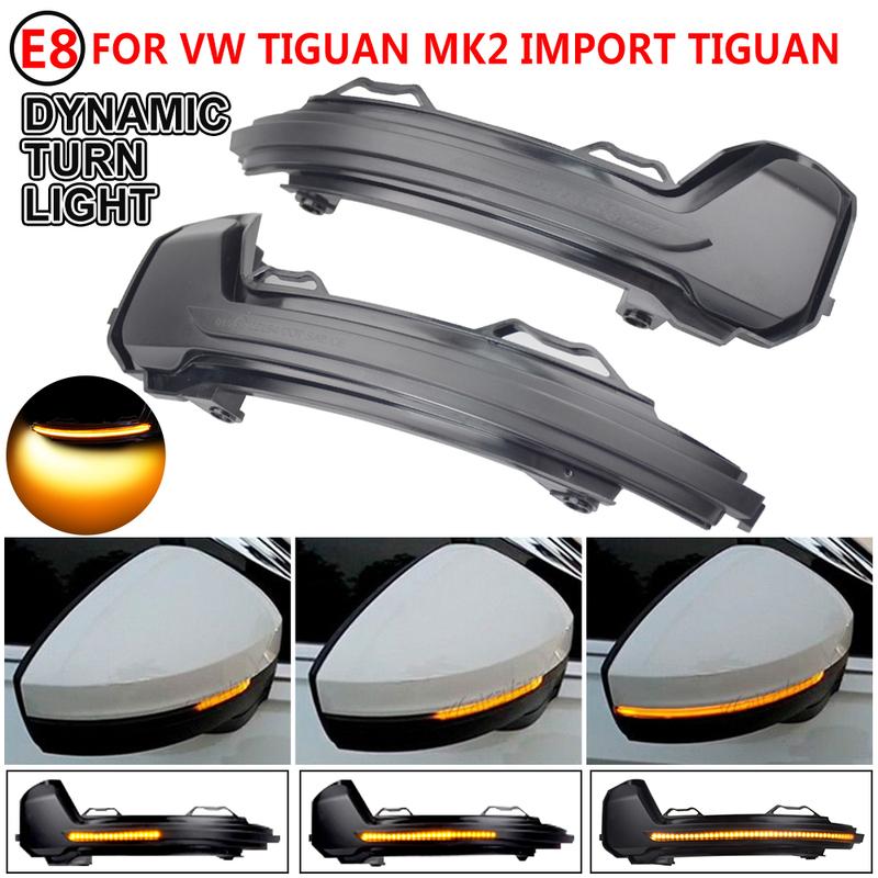 

Dynamic Mirror for Volkswagen Tiguan MK2 II R 5N 2017 2018 for VW light LED Blinker Turn Signal