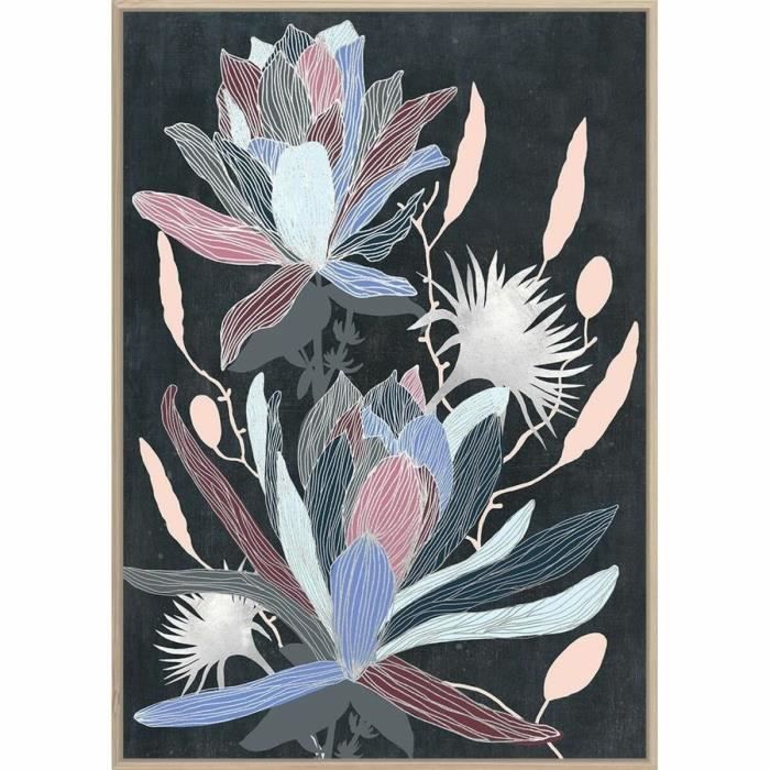 Obraz - Neurčeno - Květiny - 53 x 4,3 x 73 cm - Moderní - 2 kusy