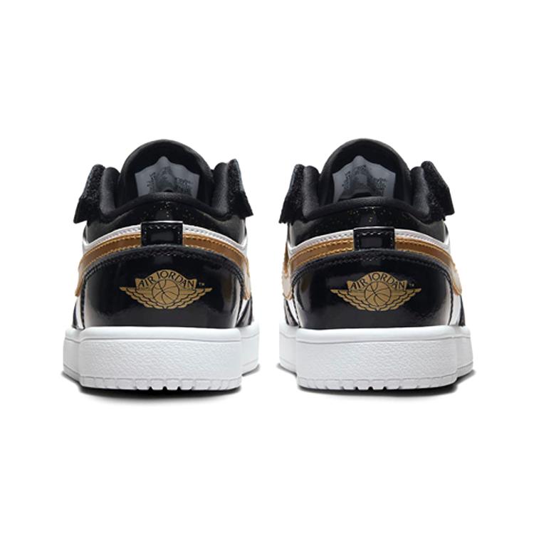 New Jordan 1 Low ALT Black Metallic Gold White PS DZ6318-071