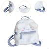 Plush Backpack Soft Compaact Cute Book Bag for Student Adults Birthday Gifts Pink