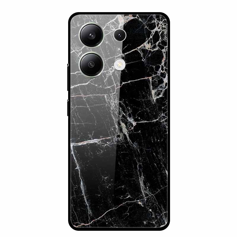 For Xiaomi Redmi Note 13 5G Phone Case Soft Bumper Tempered Glass Hard Back Cover Case For Redmi Note 13 Pro Case Note13 Pro Bag