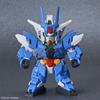 SD Gundam Cross Silhouette Earth Three Gundam plastic model color-coded