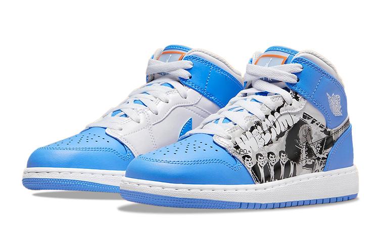 Jordan 1 Mid Sneaker School Game Winner GS DR6492-100
