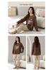 Women's Long Sleeve, Long Pants Pajama Set - Round Neck, Lycra Cotton, Lightweight, Simple Style, Autumn Homewear, Two-Piece Set