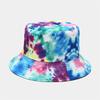 Cappello a secchiello da pesca parasole da esterno per donna uomo arcobaleno reversibile