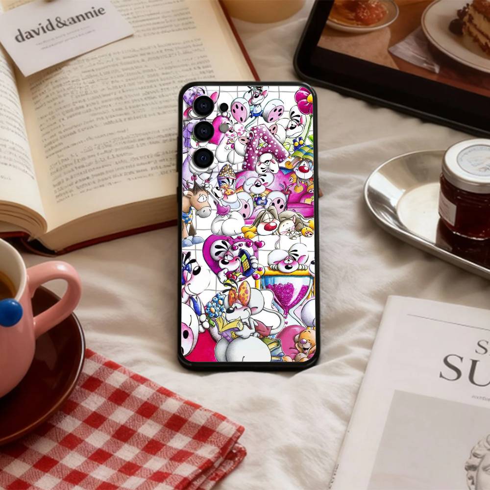

LOVELY D-Diddl Phone Case For Samsung S 25,24,23,22,30,21,10,9,Ultra,Plus,Lite,FE,4,5 G Soft Black Case Samsung S24