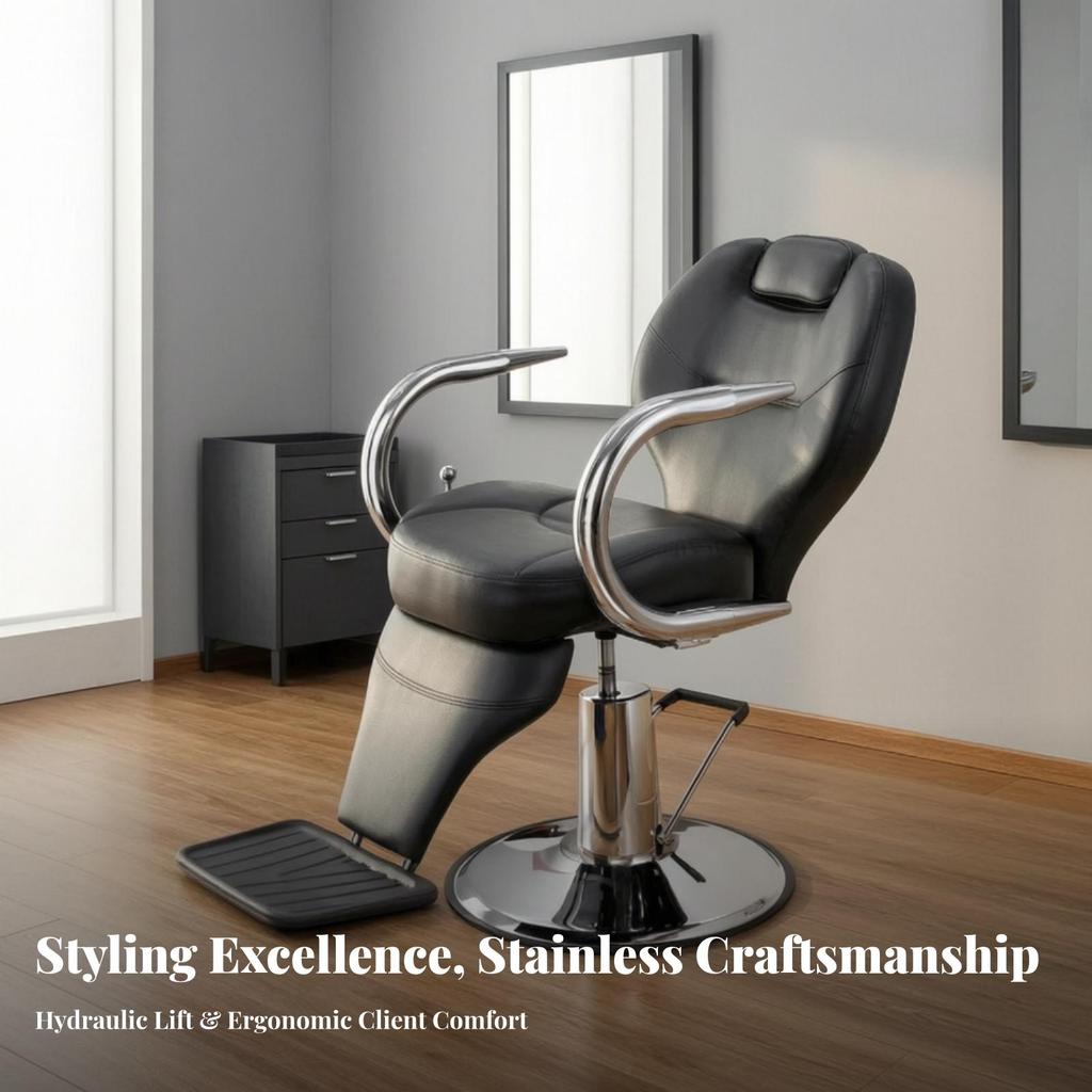 Salon Chair Armrests Heavy-Duty Stylist Premium for Barbers