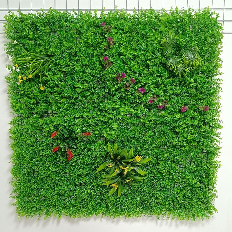 Simulation Green Plant Wall Decor - Indoor Artificial Turf Background Hanging