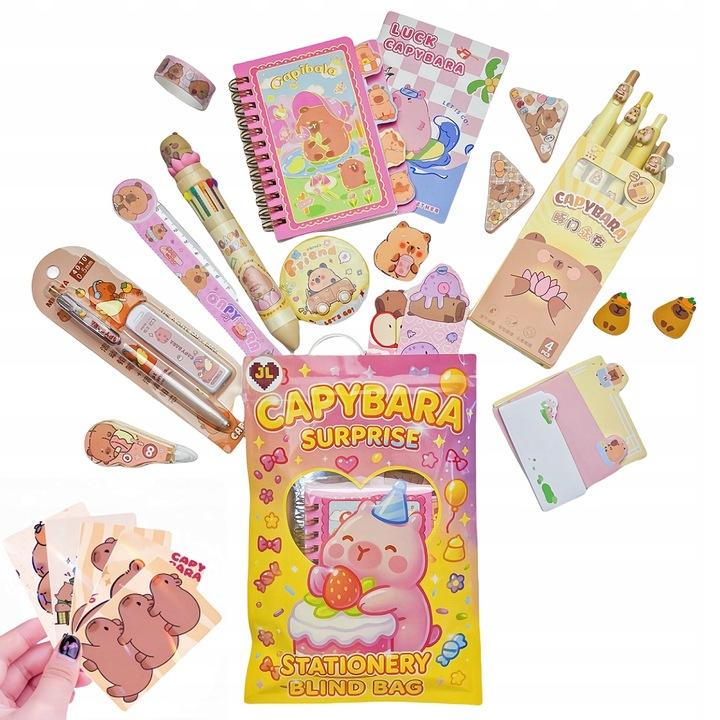 

Capybara Surprise Set 6–8, Stationery, Back to School 6-8 вишневый розовый