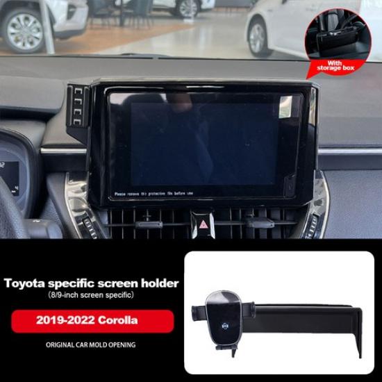 360° Rotating Car Phone Holder For -2024 Toyota Corolla With 8" Touchscreen