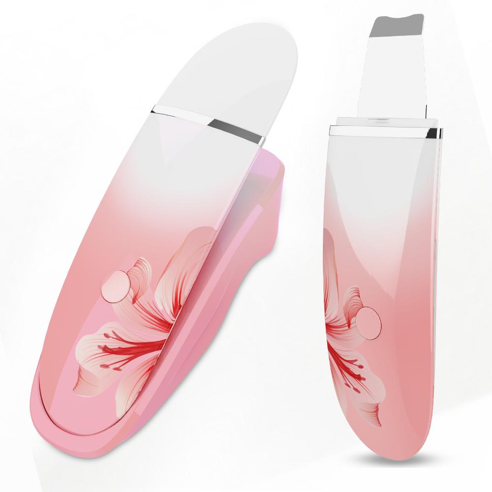 Portable Electric Facial Dead Skin Care Machine Professional Sonic Face Cleaning Spatula Ultrasonic Skin Scrubber USB