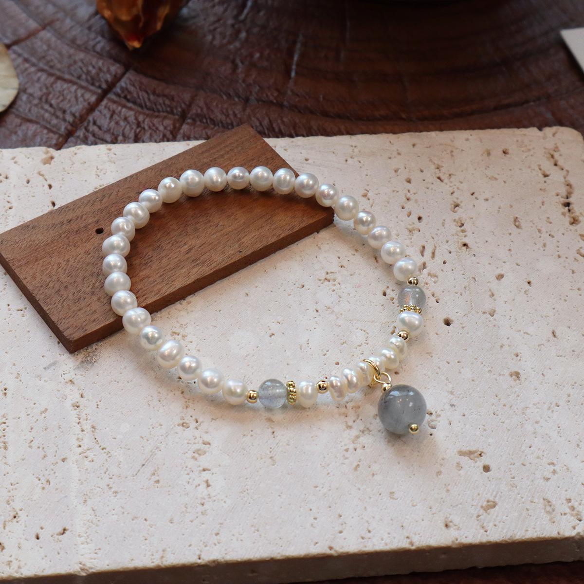 

Natural Pearl Bracelet Women s Strawberry Bracelet Bangles Women Fashion Jewelry accessories Gift