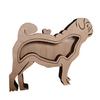 Wooden Dog Hair Storage Box Pet Hair Keepsake Box Pet Hair Collector Container Table Sign Decoration Pet Owner Memorial Gift