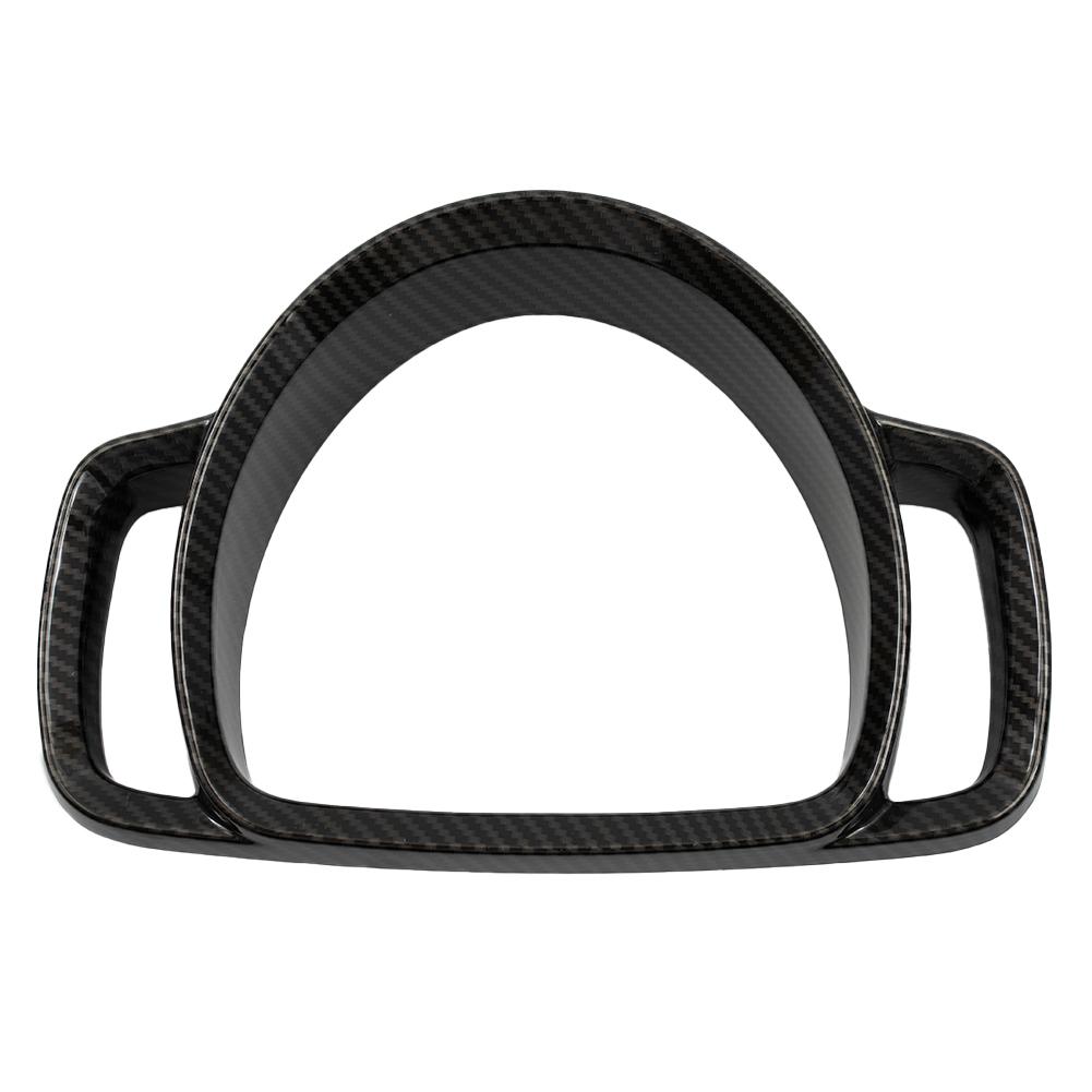 1Pcs High Quality Car Styling Accessories Dashboard Trim Frame ABS Car Styling Accessories Carbon Fiber Black High Quality