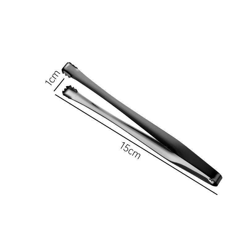 Stainless Steel Kitchen Food Tongs Non-Slip Ice Clip with Teeth BBQ Pastry Baking Clamp Tools Kitchenware Cooking Utensils