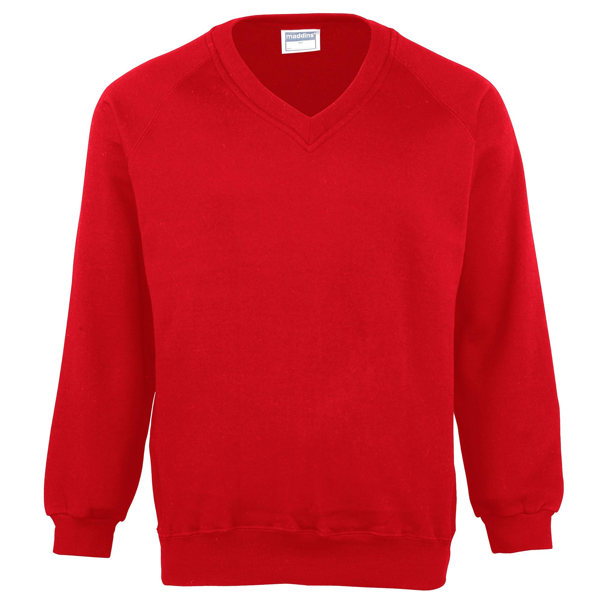 MADDINS Heren Colorsure V-hals sweatshirt 2XL