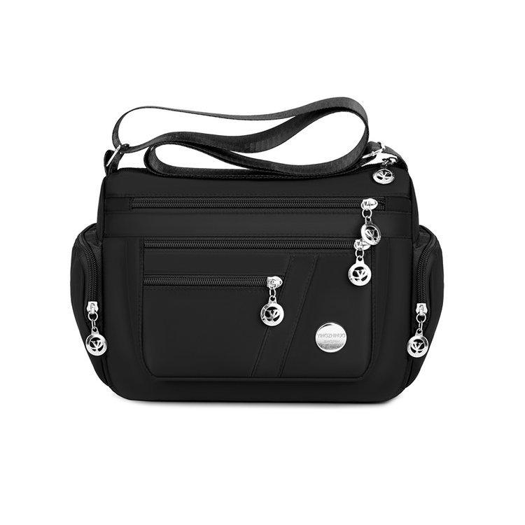 Multi Compartment Large Capacity Middle-aged Mother Bag Lightweight and Casual Shoulder Bag Commuting Crossbody Bag