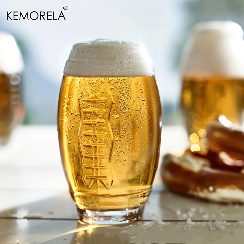

KEMORELA 1PCS Rugby-Shaped Glass - Creative Wine Glass Easy to Clean Reusable Beer Glass for Wine Champagne Ideal Halloween Gift 300ML
