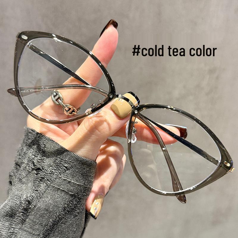 New TR90 Cat-Eye Women's Eyeglass Frames: Anti-Blue Light, Prescription-Ready, High-End Style