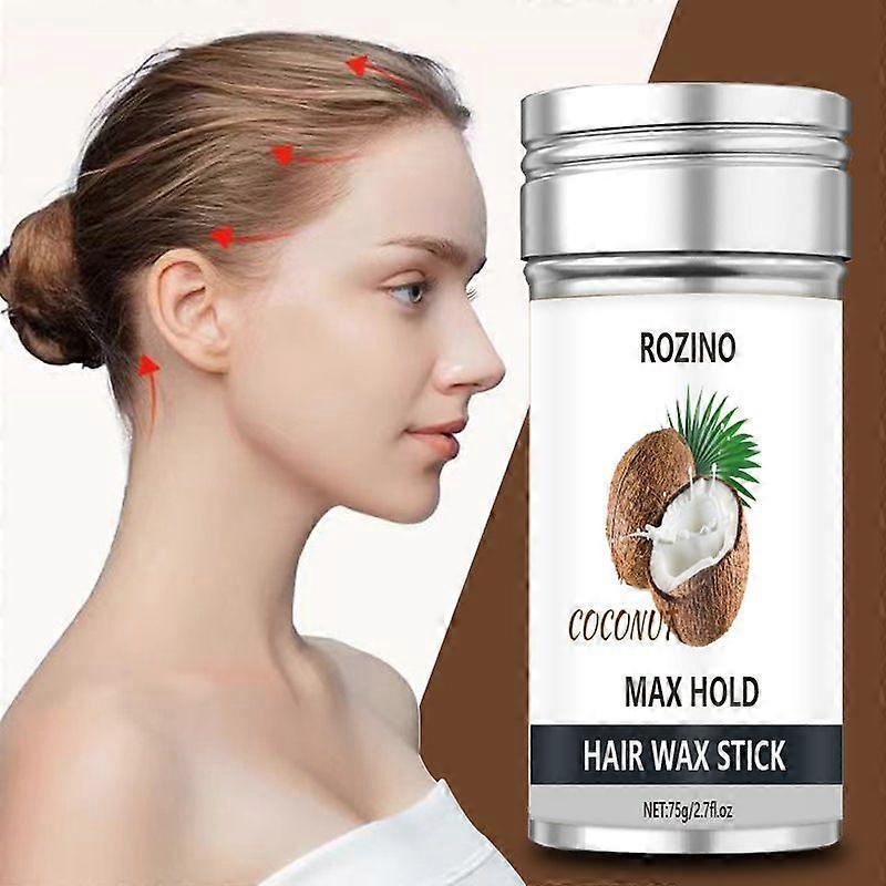 Hair Wax Stick For Flyaways, Wax Stick for Hair, Strong Hold, Makes the Hair Look Neat and Tidy, for Wigs, Hair Strands, Frizz, Baby Hair