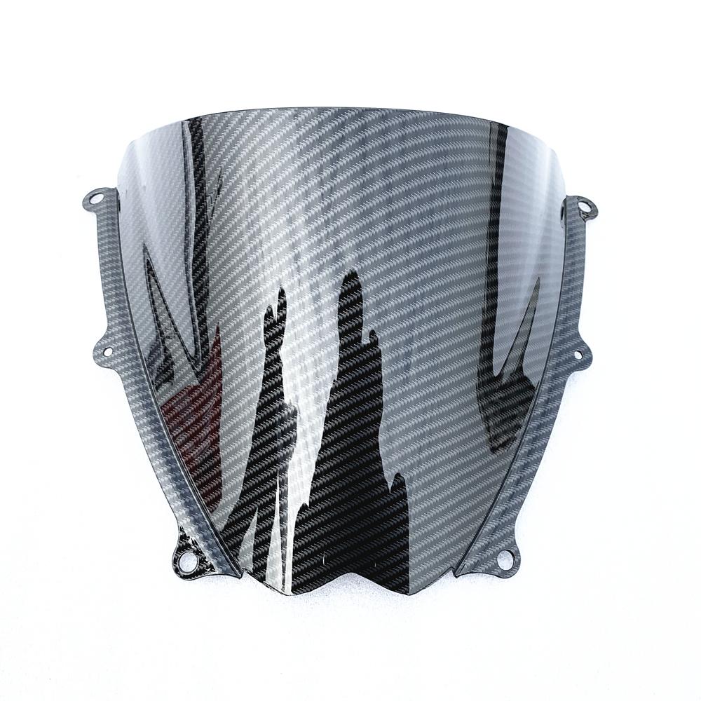Carbon Fiber Painting Motorcycle Wind Deflectors Glass Windshield Windscreen For 2007 2008 Suzuki GSXR1000 GSXR 1000 K7