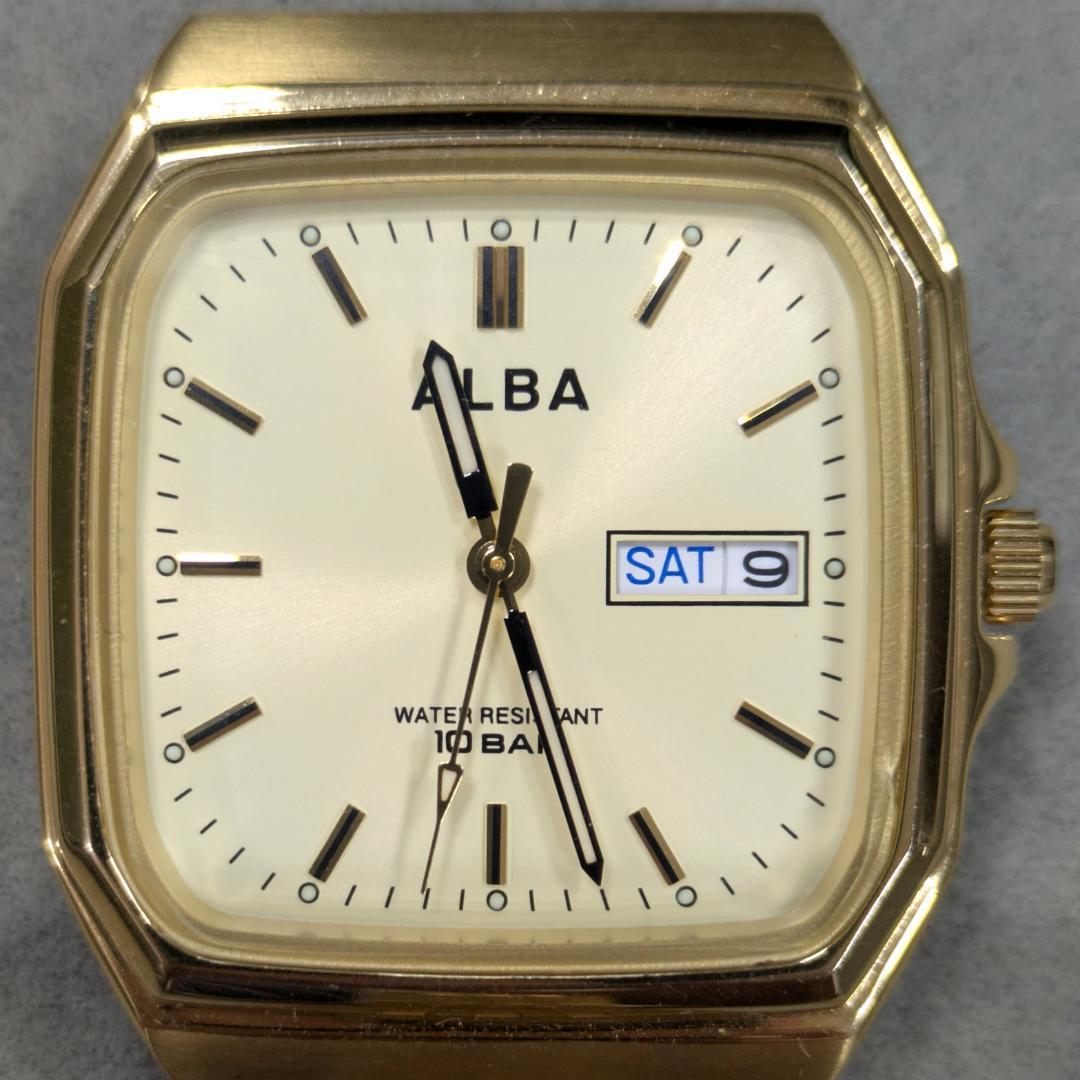 Часы Seiko ALBA Рабочие  Отображение дня недели и даты  7N33-K003  Alba